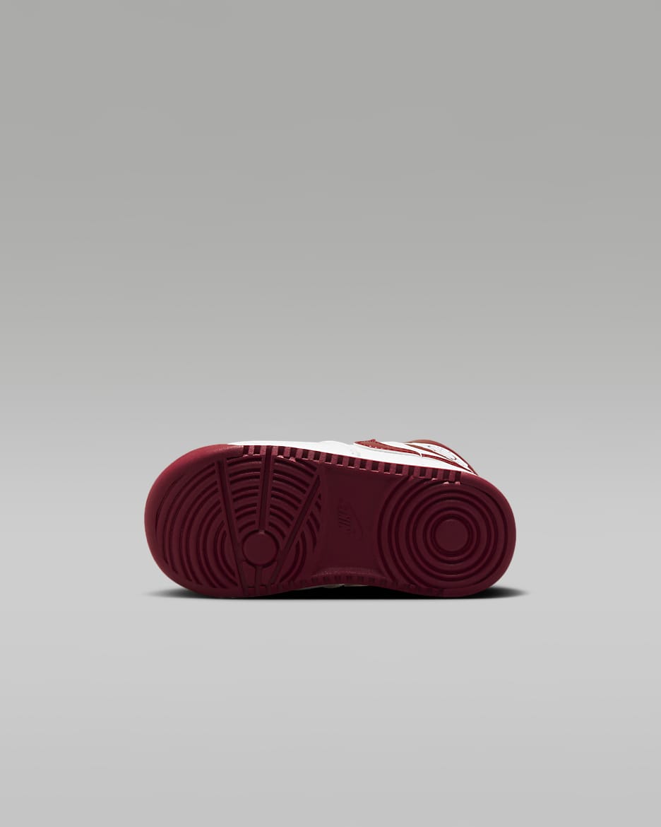 Jordan 85 Metallic Burgundy Baby Toddler Shoes. Nike